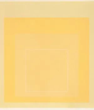 JOSEF ALBERS "LEMON SQUARES" WLS-I, 1966