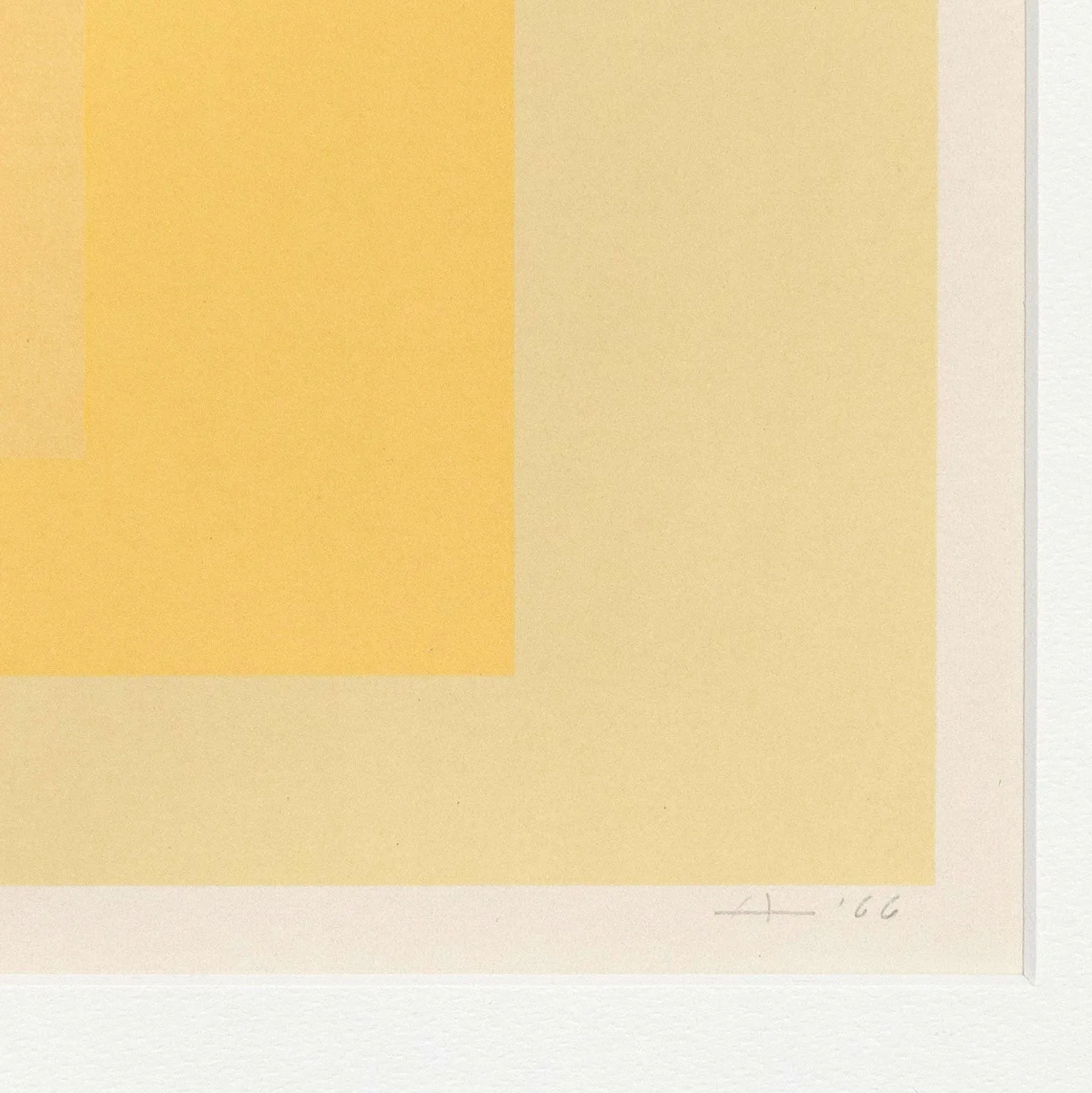 JOSEF ALBERS "LEMON SQUARES" WLS-I, 1966
