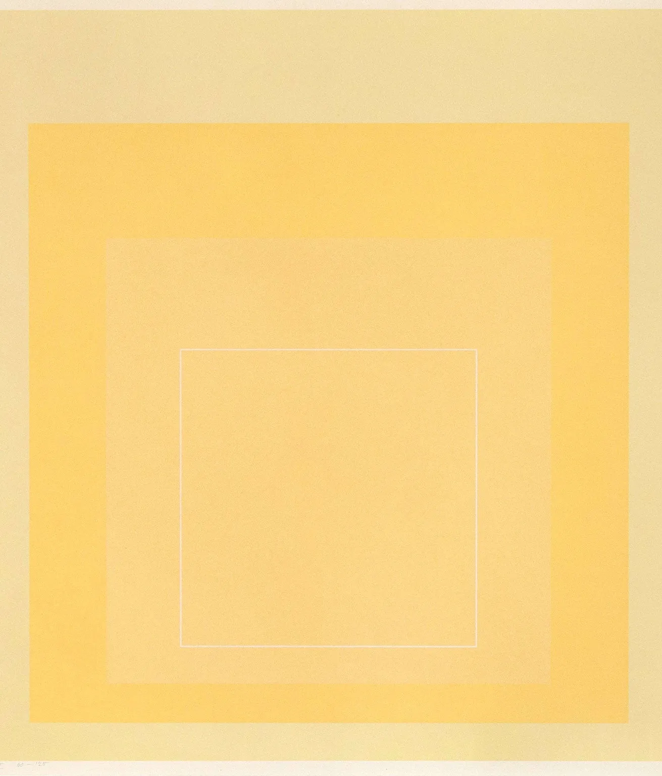 JOSEF ALBERS "LEMON SQUARES" WLS-I, 1966