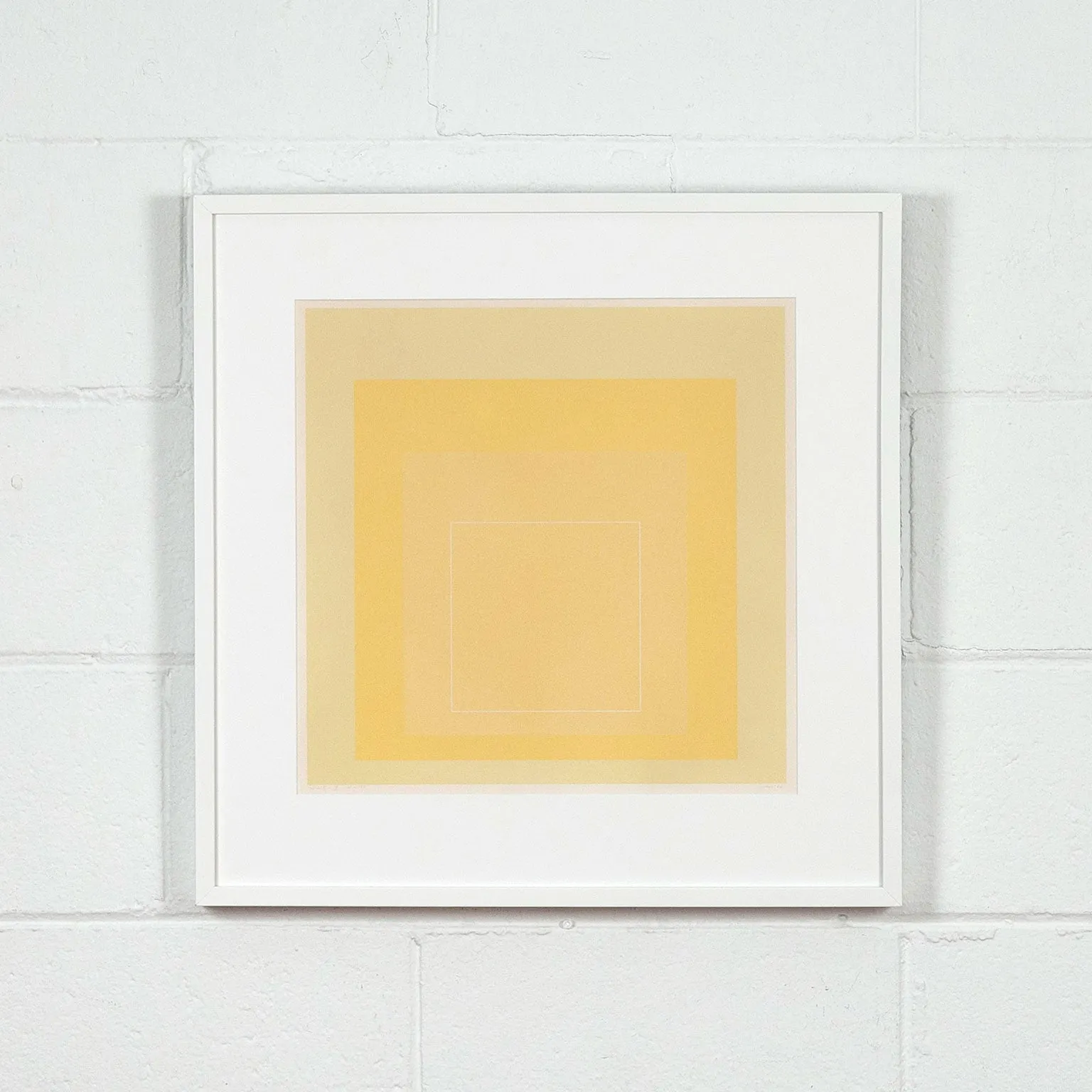 JOSEF ALBERS "LEMON SQUARES" WLS-I, 1966