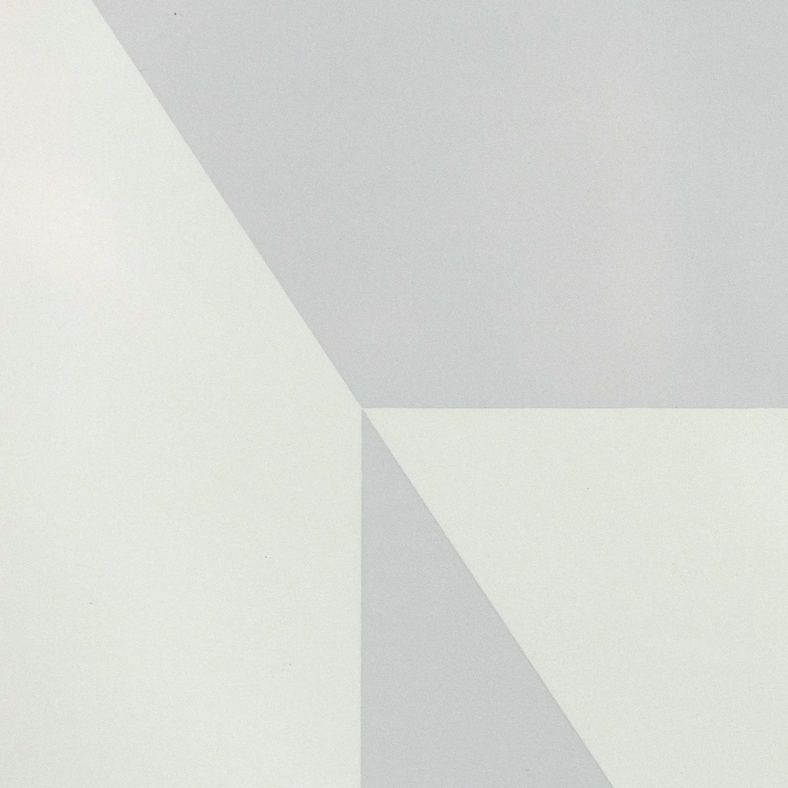 JOSEF ALBERS "MITERED SQUARES - FOG" SCREENPRINT, 1976