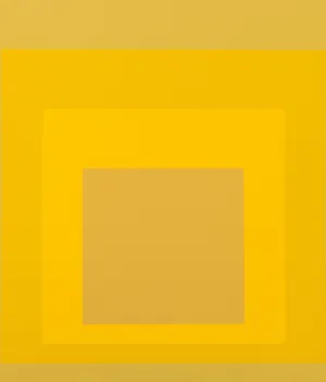 JOSEF ALBERS "ORGANIC YELLOW" SCREENPRINT, 1970