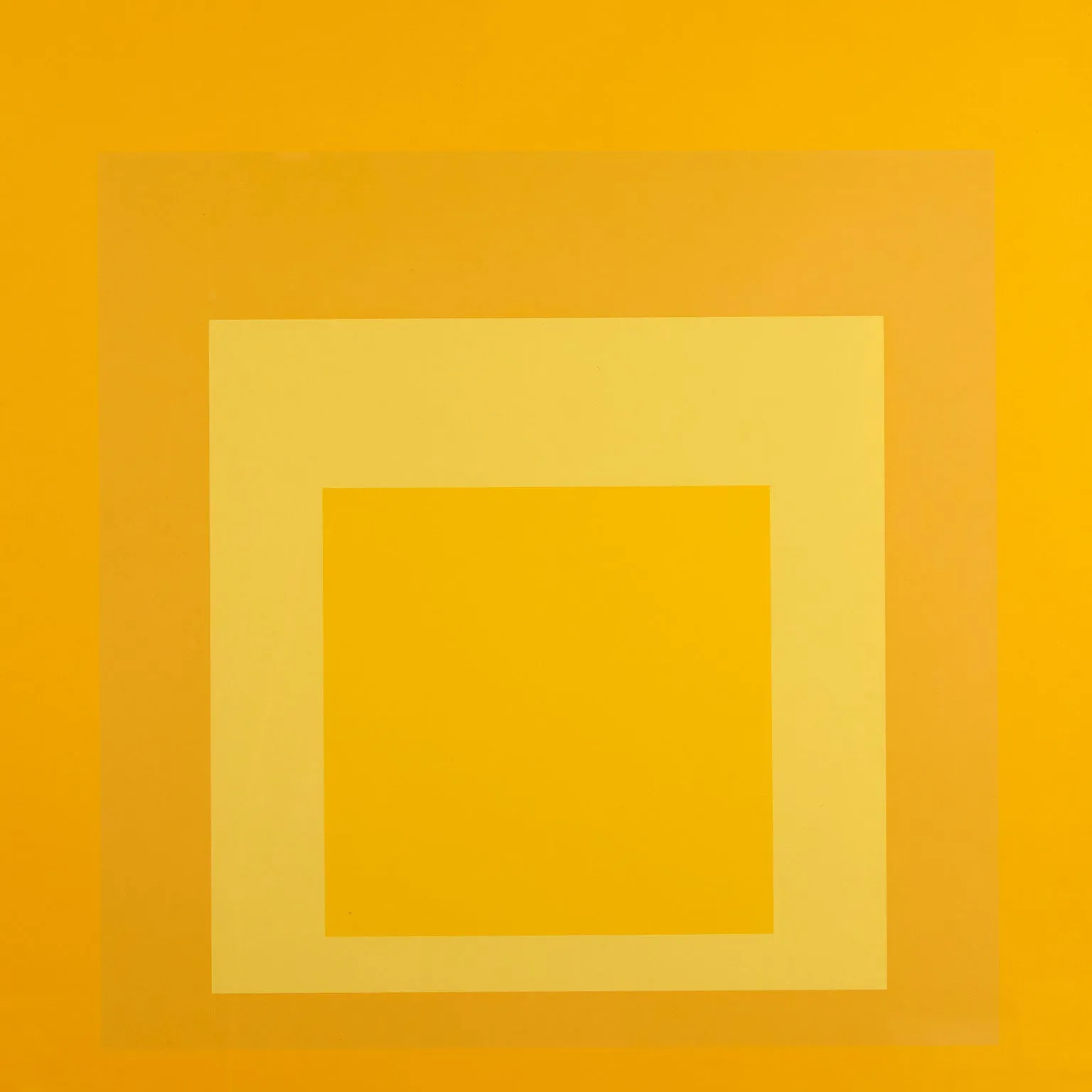 JOSEF ALBERS "YELLOW SPECTRUM" 1967