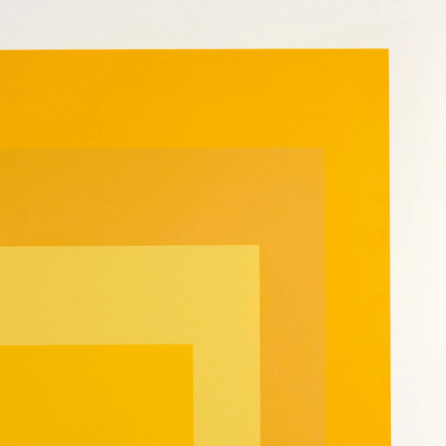 JOSEF ALBERS "YELLOW SPECTRUM" 1967