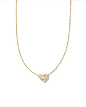 KS Holland Heart Pendant Necklace