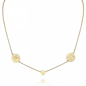 KYLA DUO ZODIAC NECKLACE