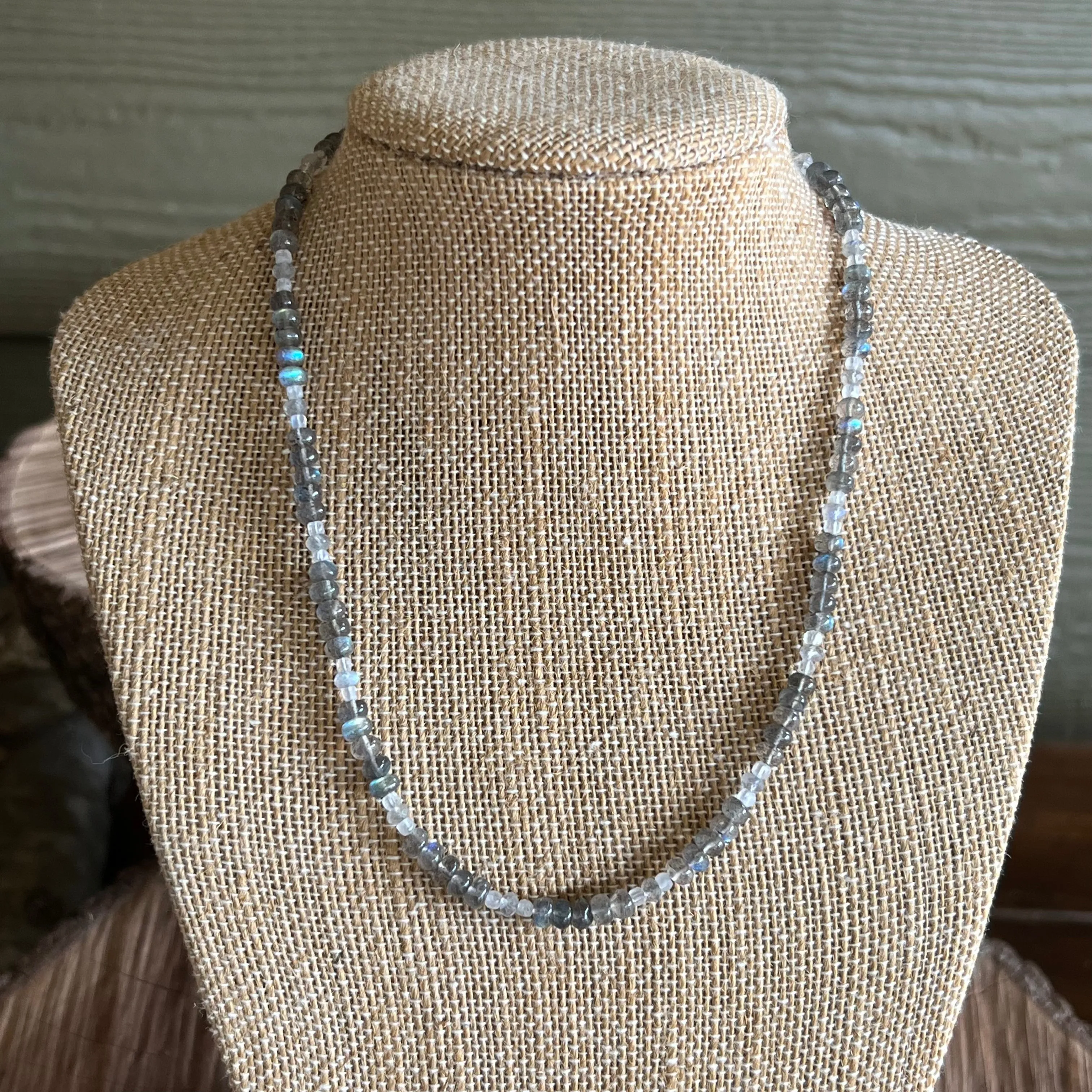 Labradorite and Moonstone Choker
