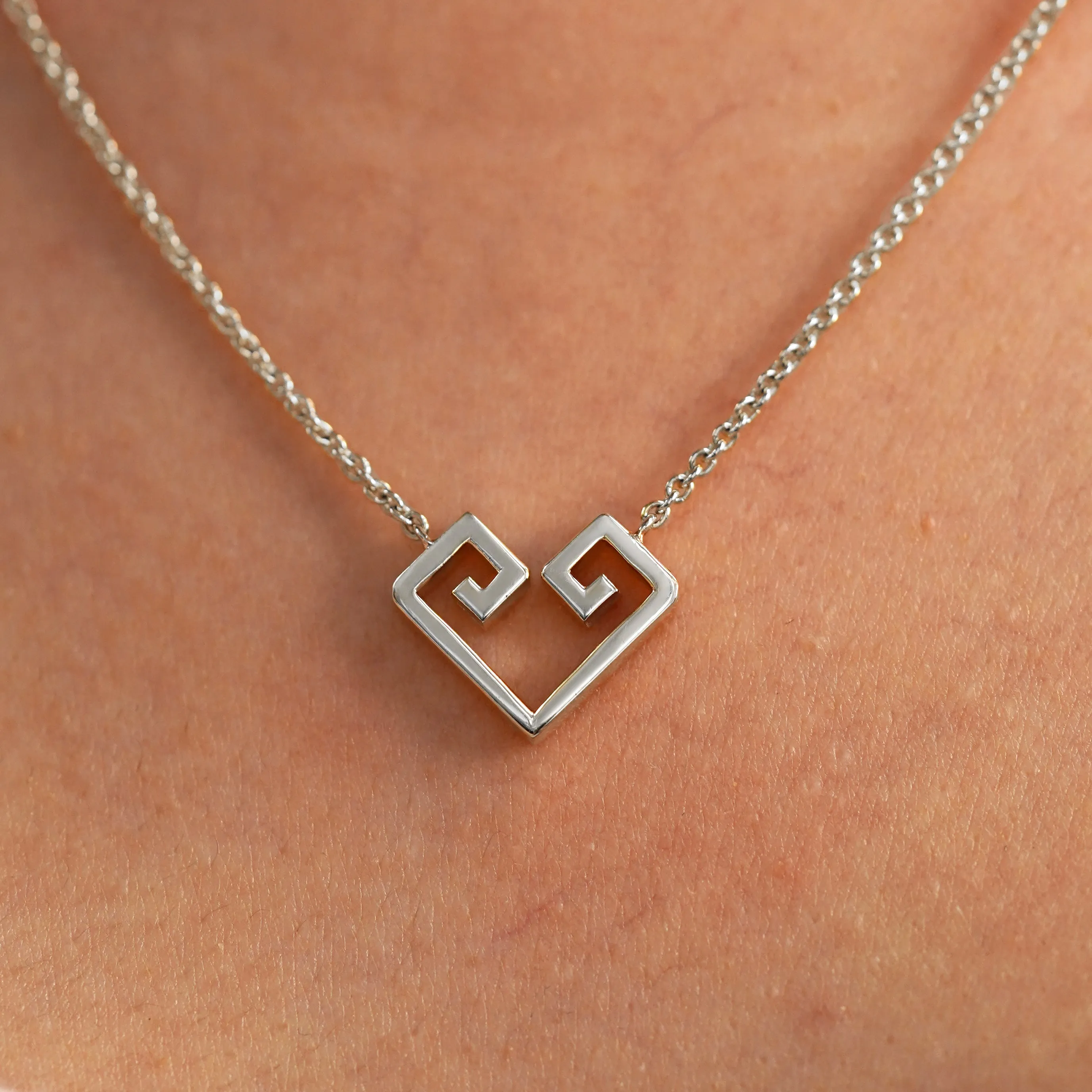 Large Chere Heart Necklace