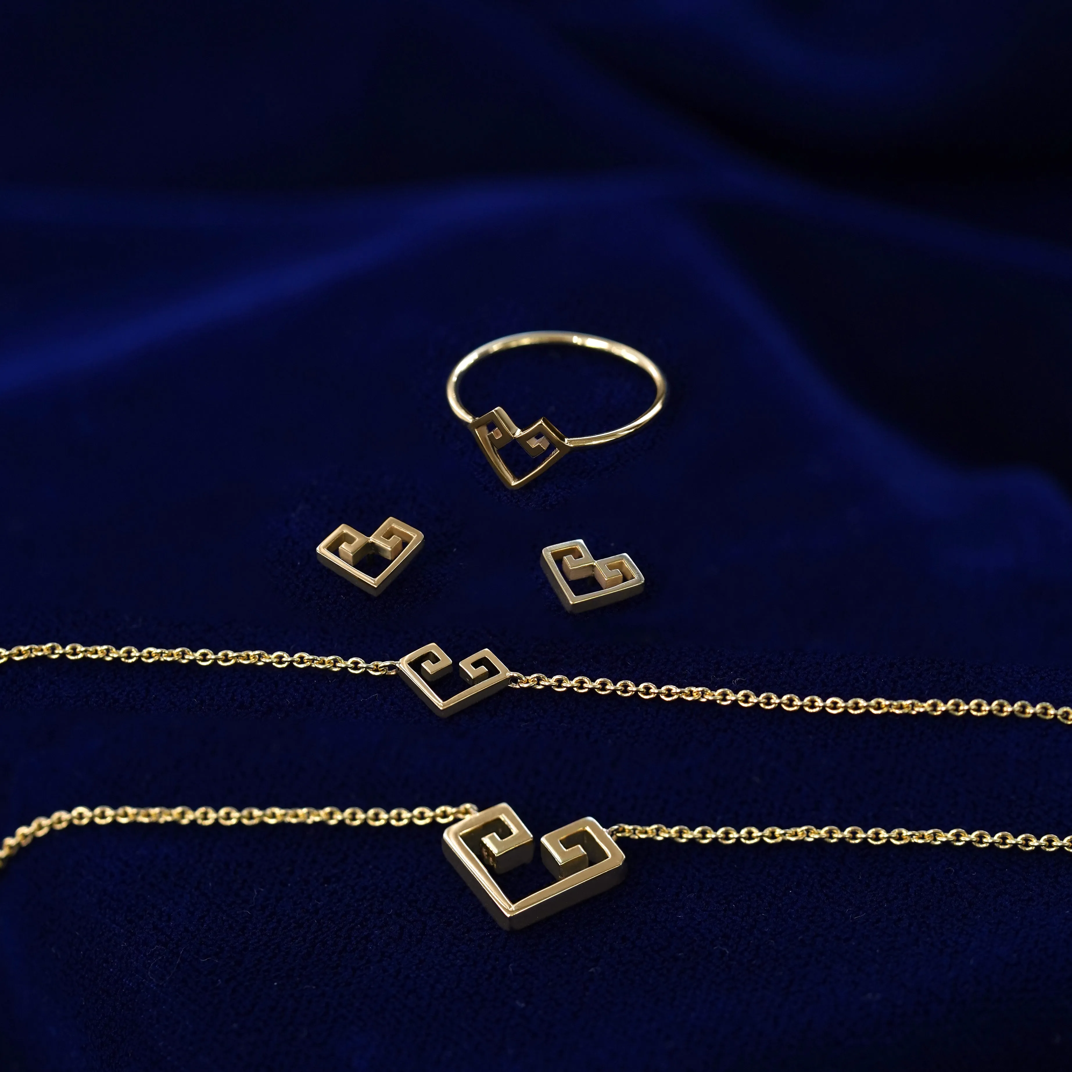 Large Chere Heart Necklace
