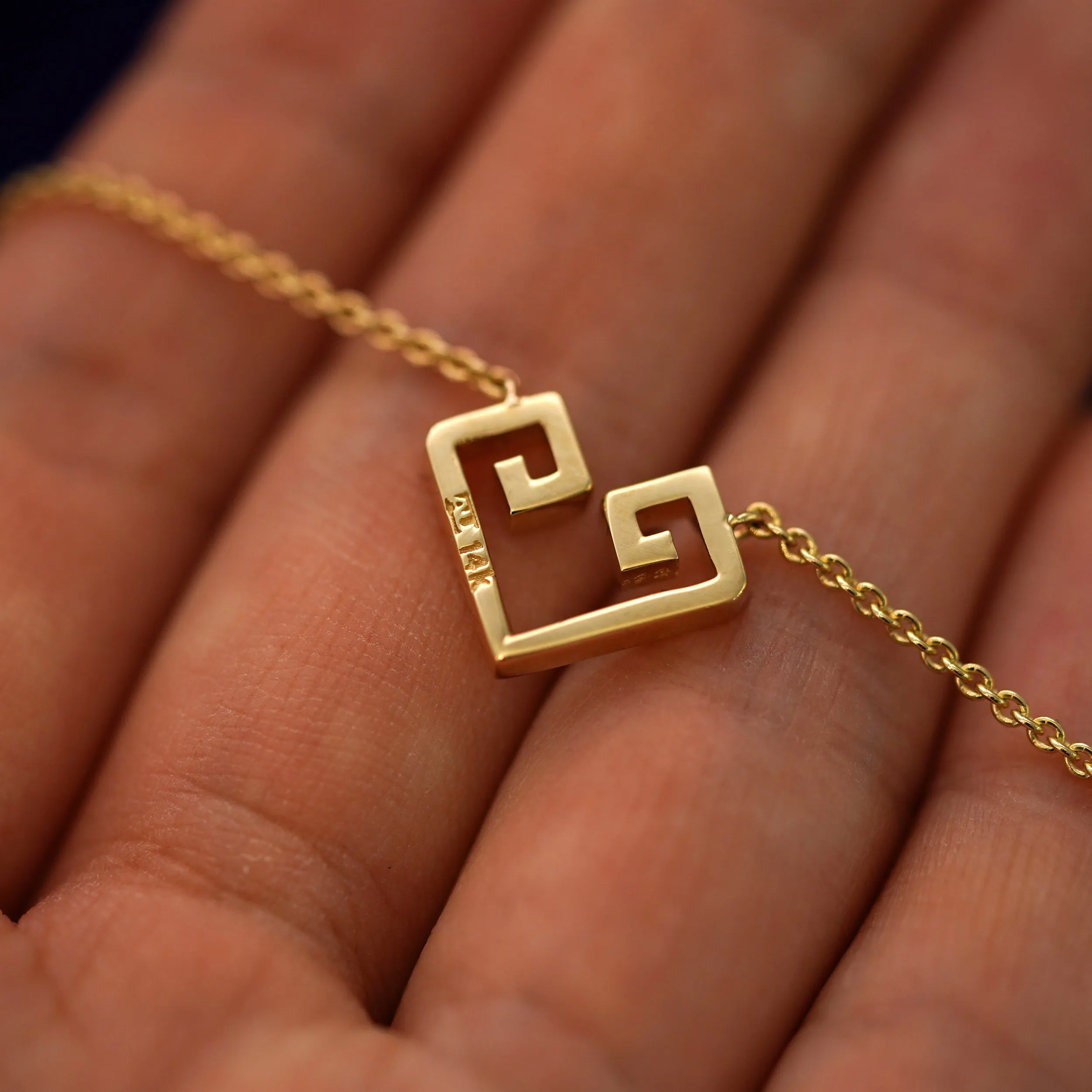 Large Chere Heart Necklace