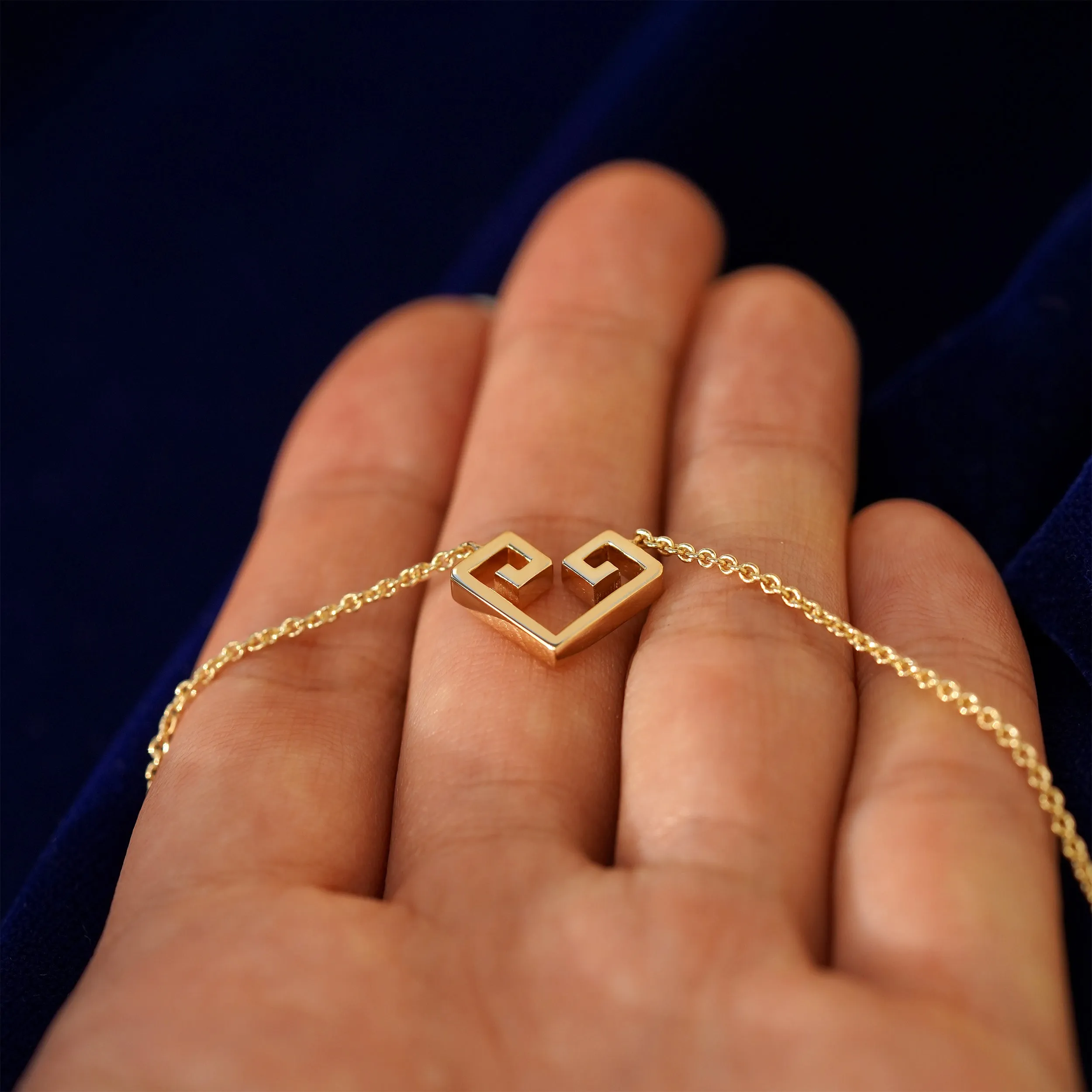 Large Chere Heart Necklace