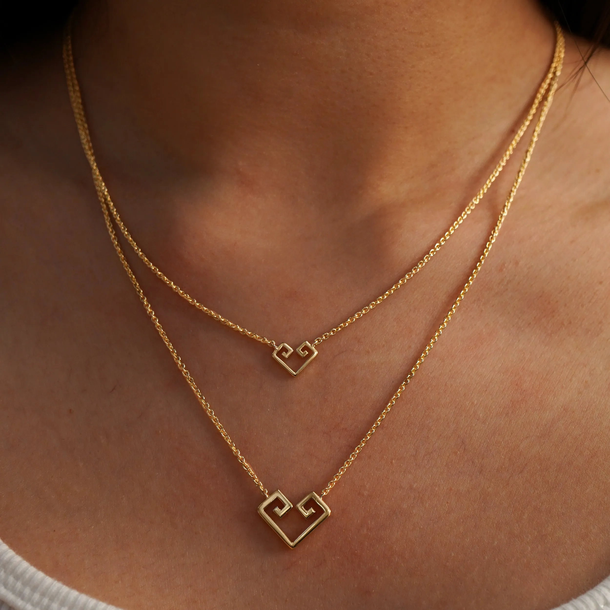 Large Chere Heart Necklace