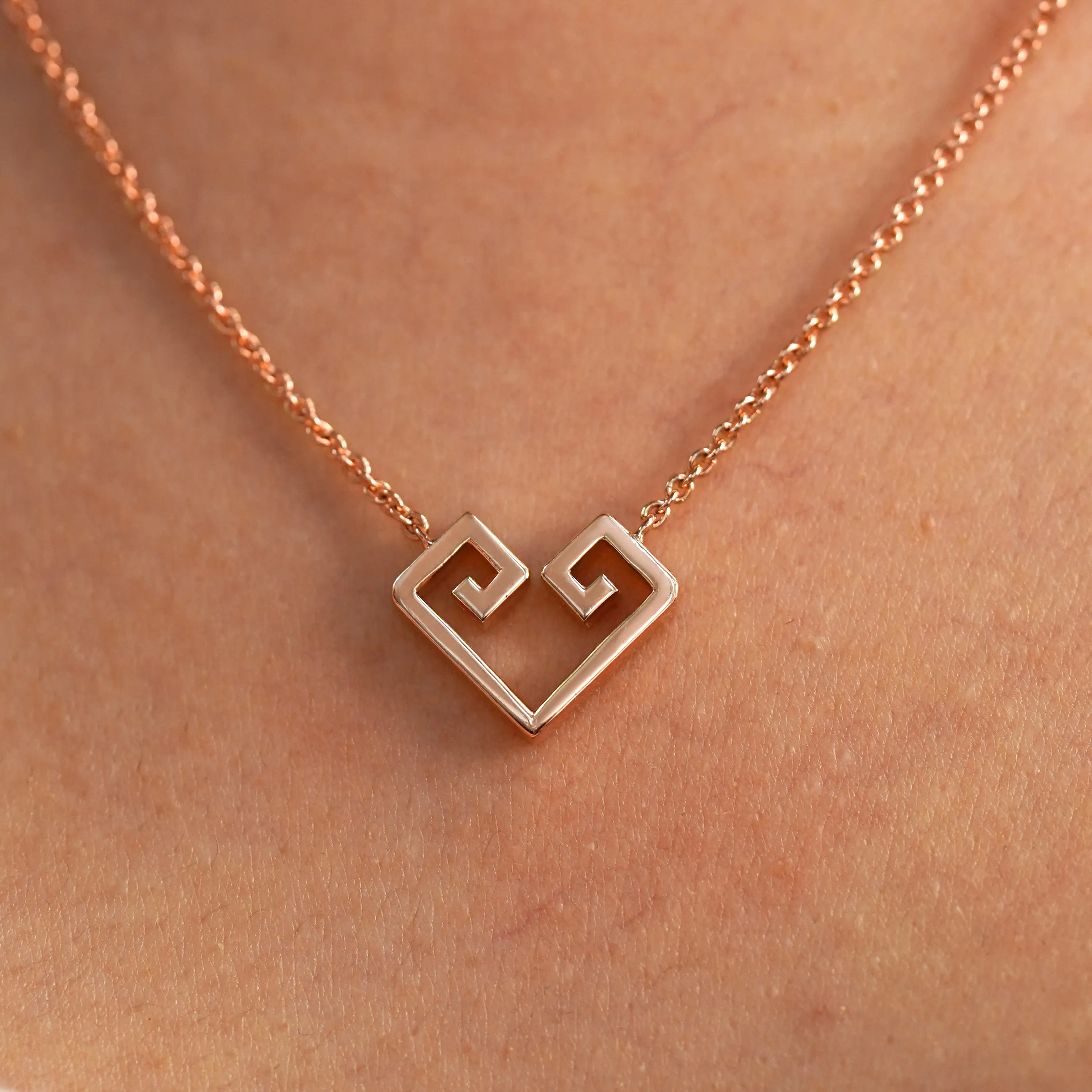 Large Chere Heart Necklace