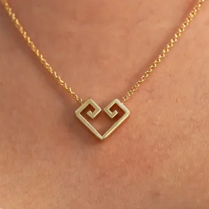 Large Chere Heart Necklace
