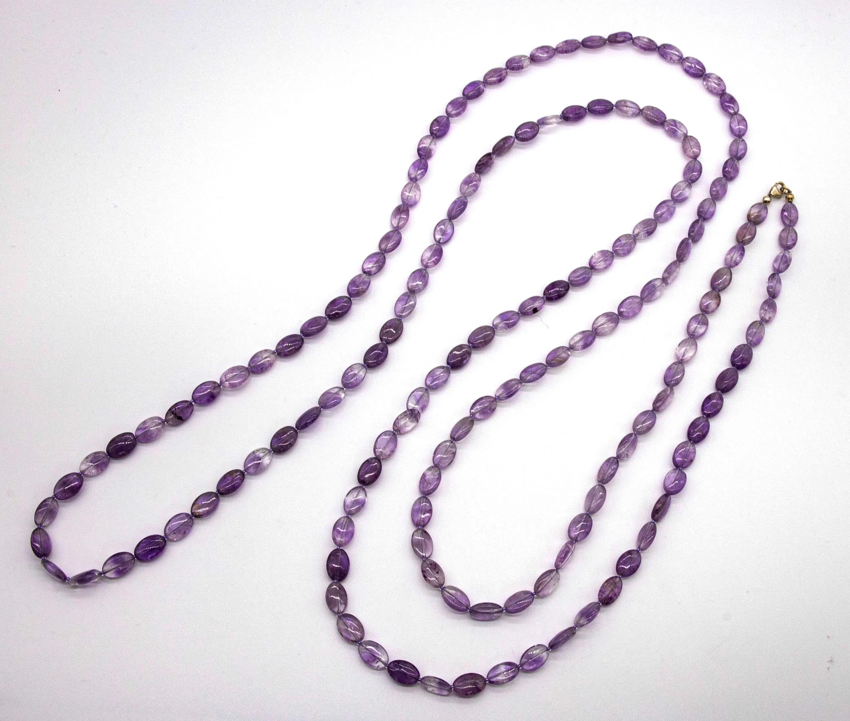 Long Amethyst Necklace