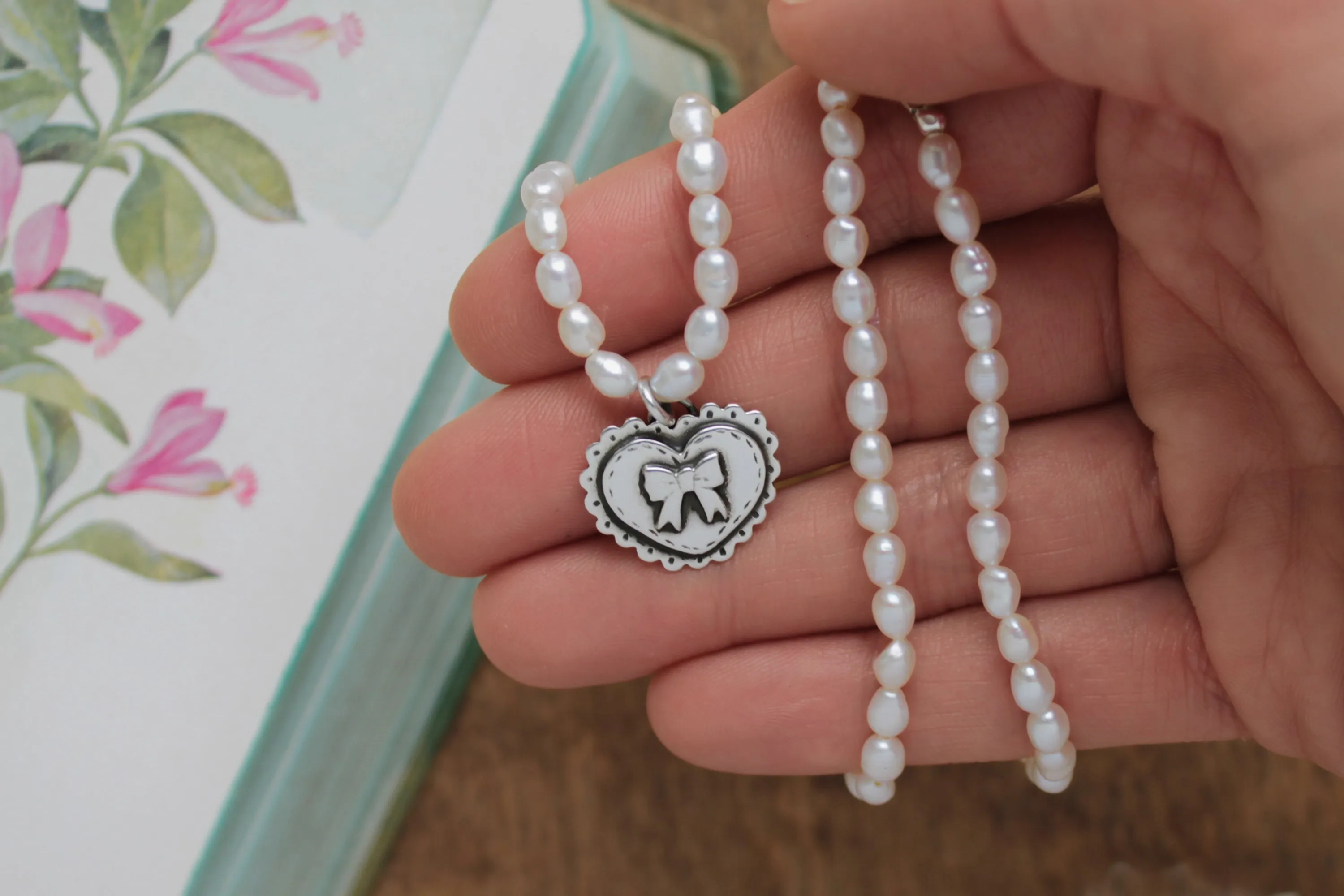 Love Bound Pearl Necklace