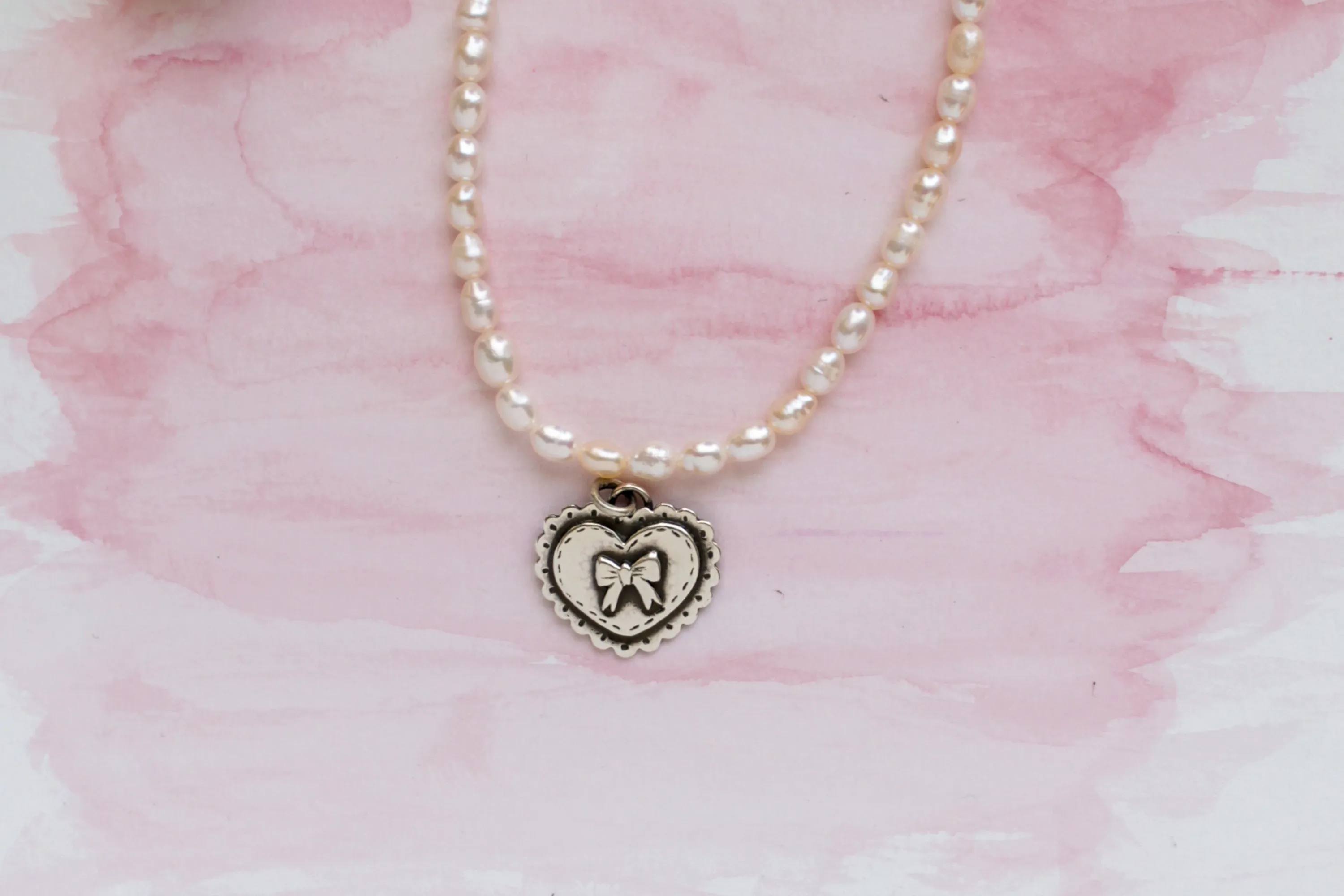 Love Bound Pearl Necklace