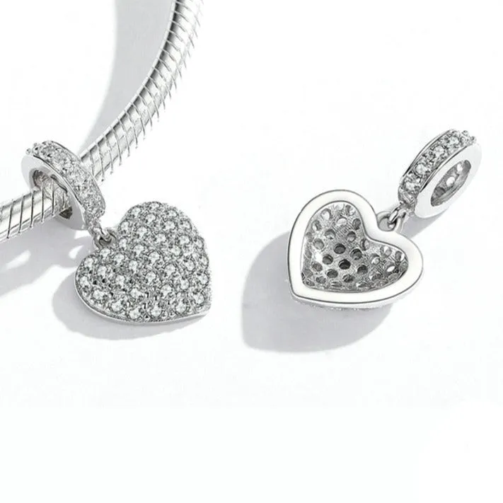Love Wings & Snowflake Romantic Charms