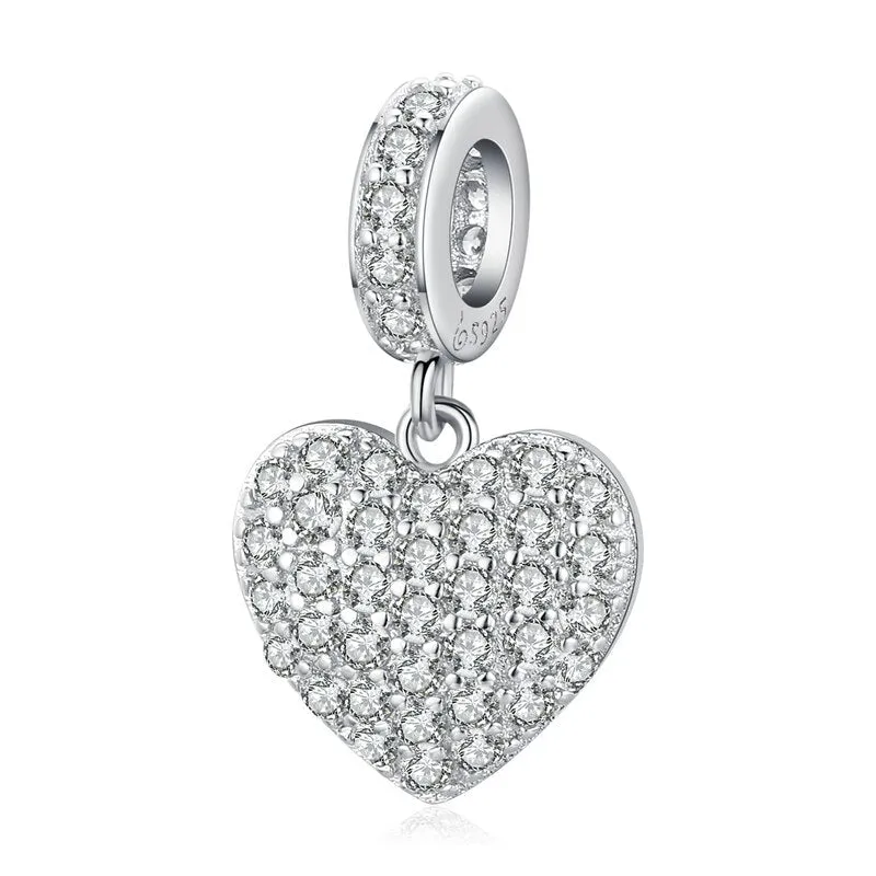 Love Wings & Snowflake Romantic Charms