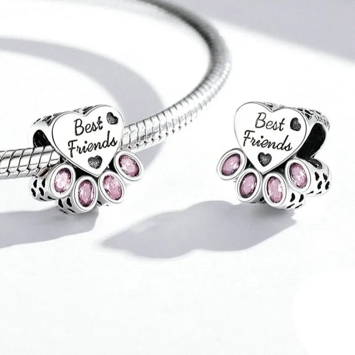 Love Wings & Snowflake Romantic Charms