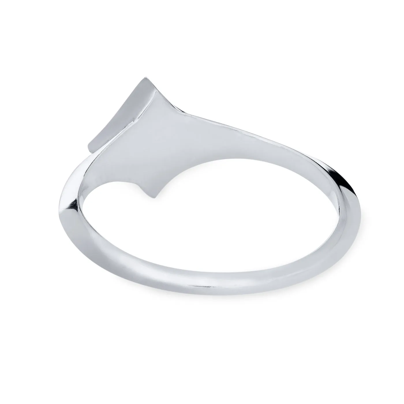 Luminary Cremation Ring in 14K White Gold