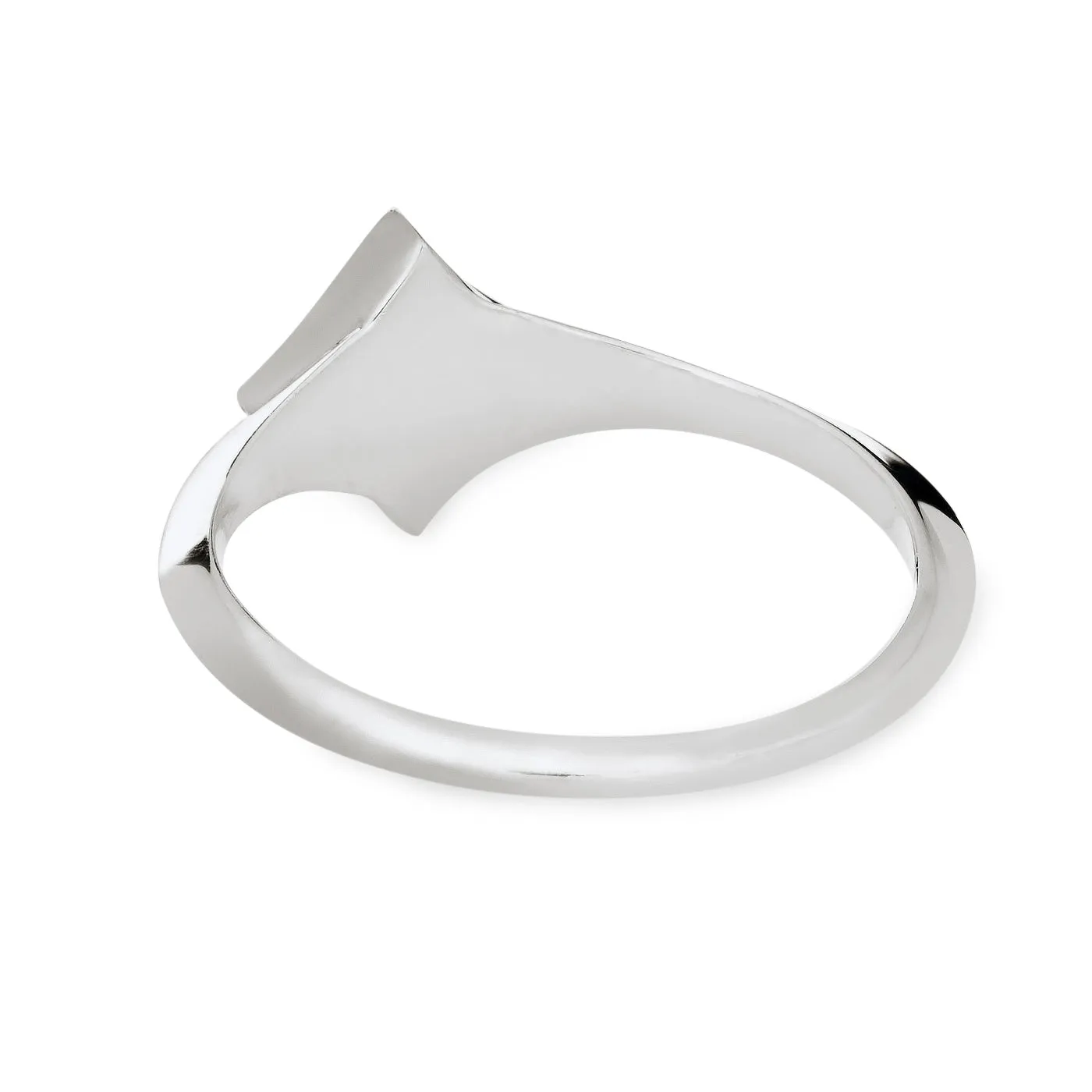 Luminary Cremation Ring in Sterling Silver