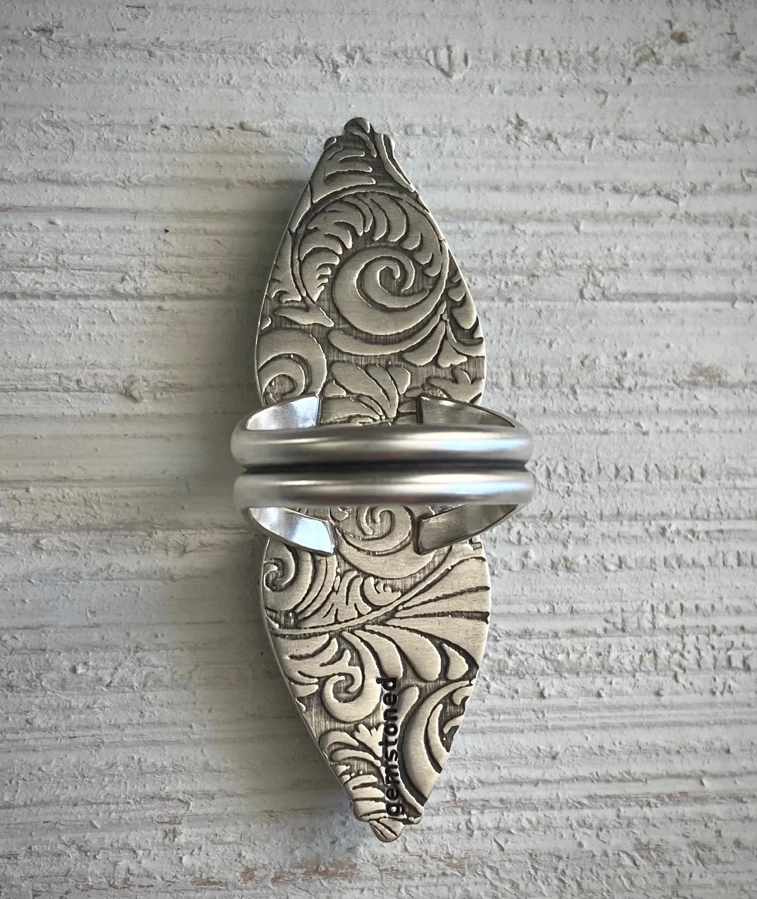 Marcasite Double Stoned Ring