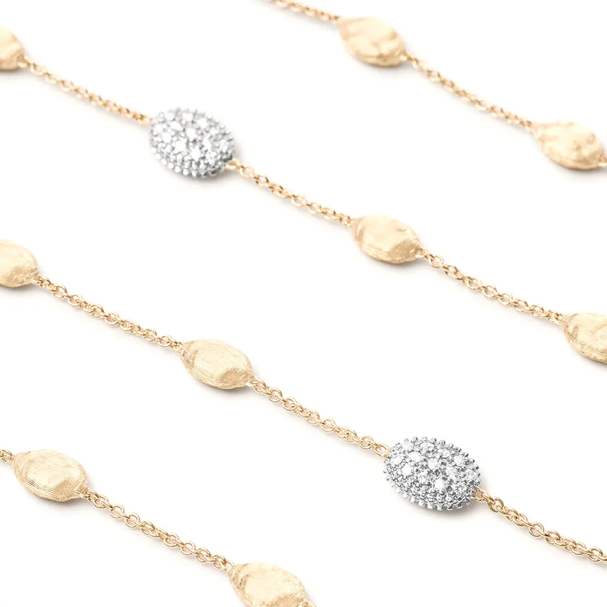 Marco Bicego Siviglia Diamond Necklace with Small Beans