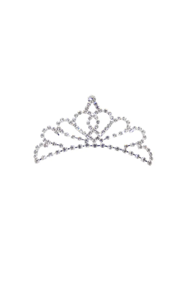 Medium Heart and Swirls Tiara