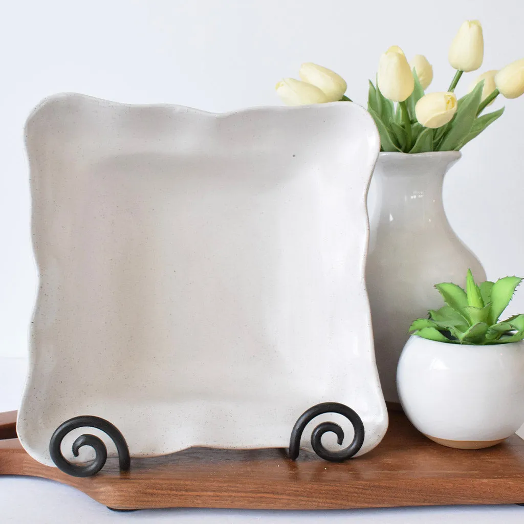 Medium Square Bowl Simply White