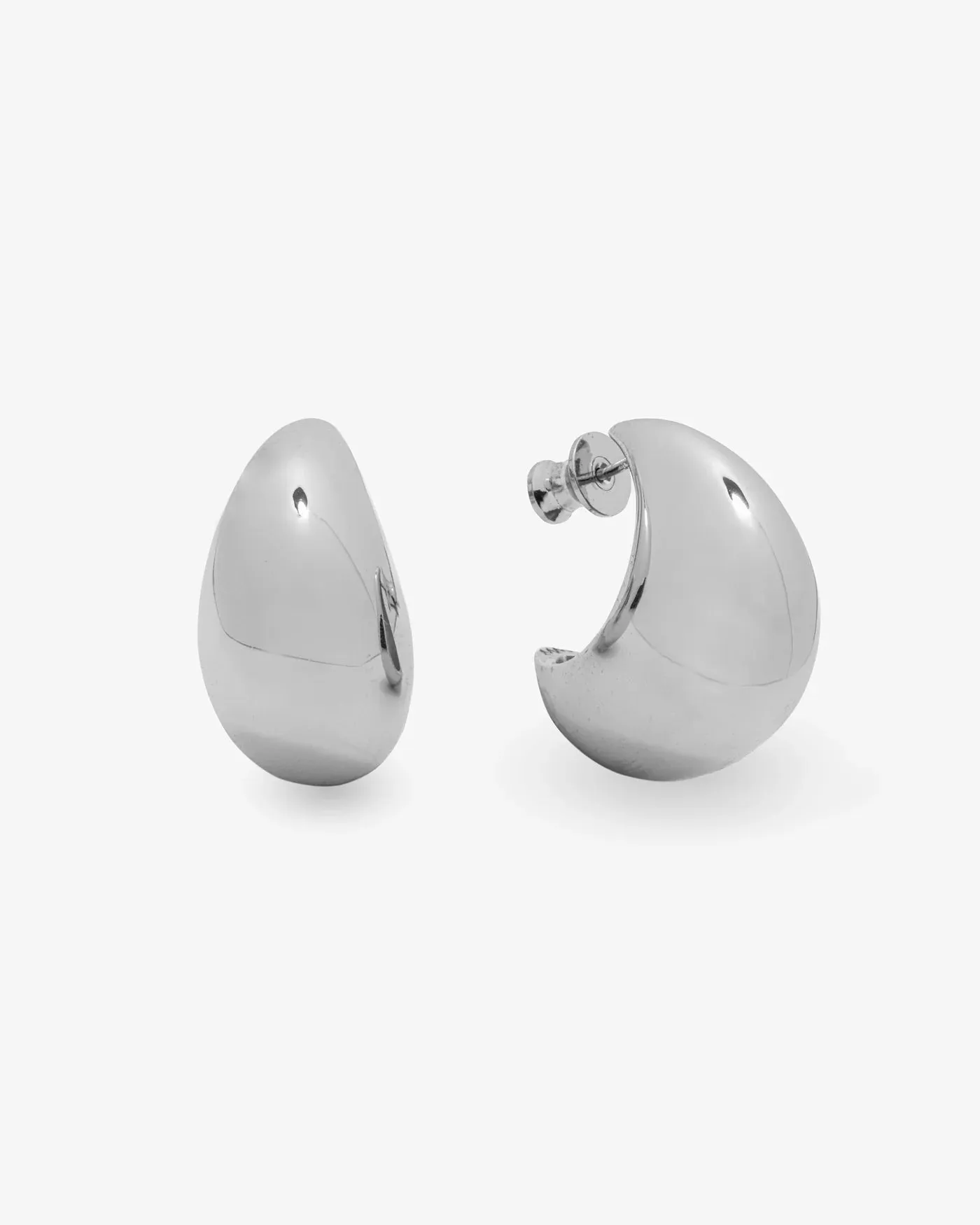 Melinda Maria "She's So Smooth" Teardrop Hoops