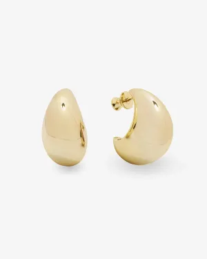 Melinda Maria "She's So Smooth" Teardrop Hoops