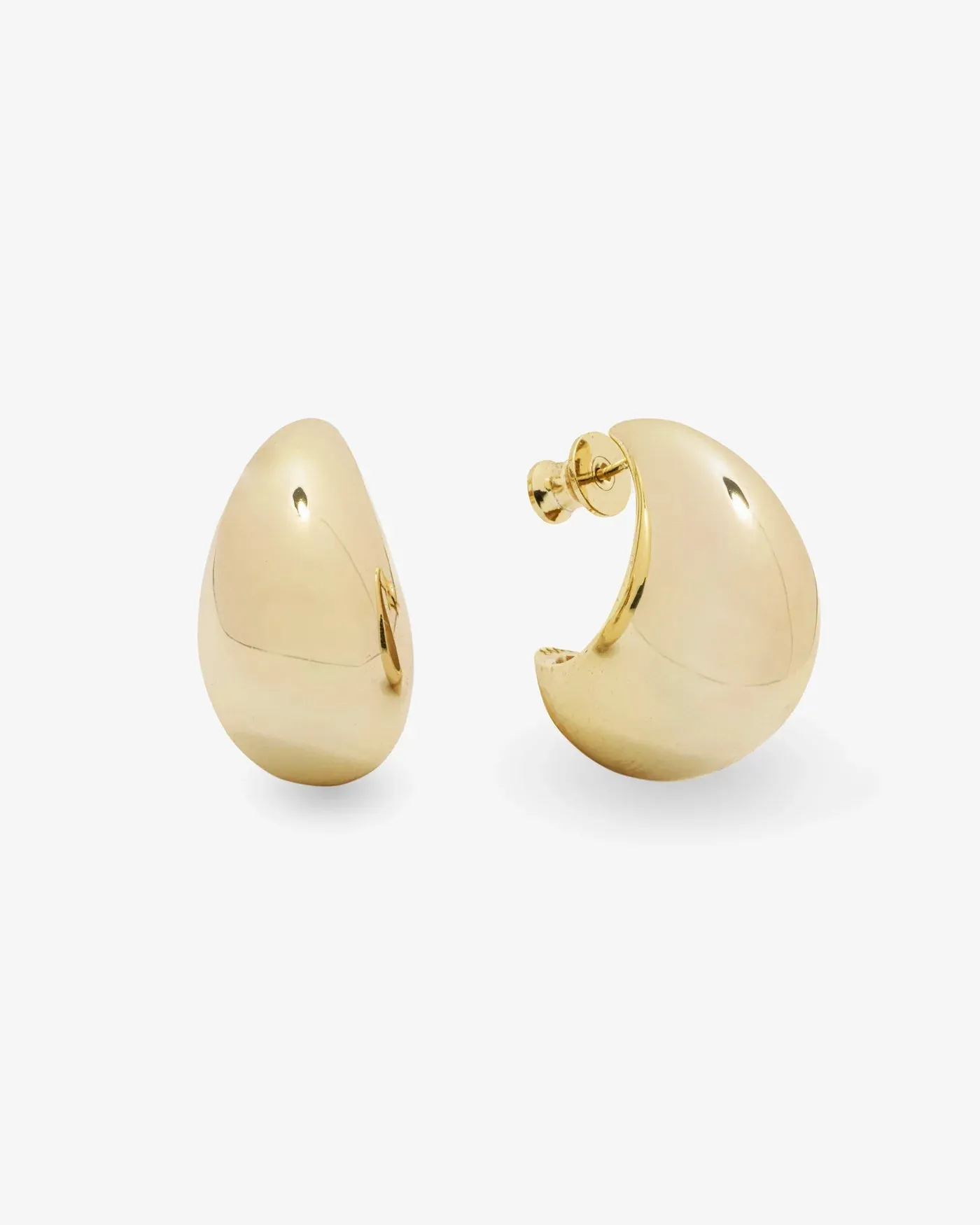 Melinda Maria "She's So Smooth" Teardrop Hoops