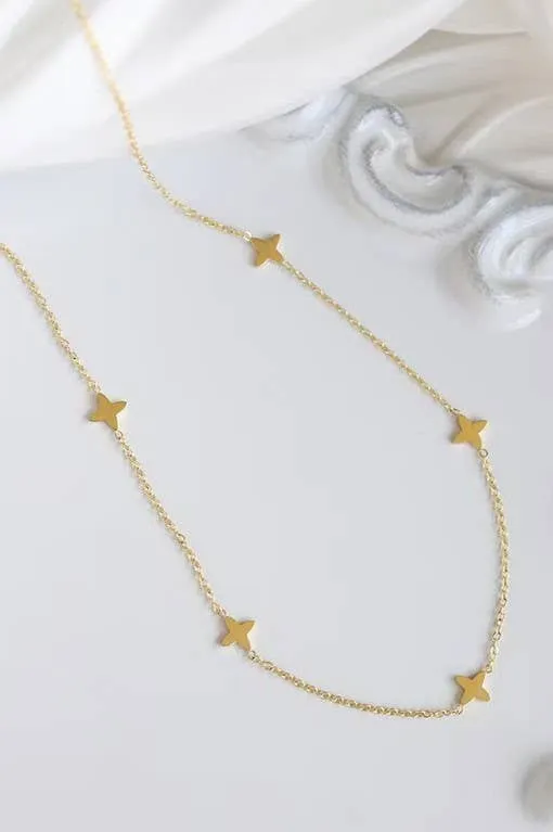 Mini Cross Necklace