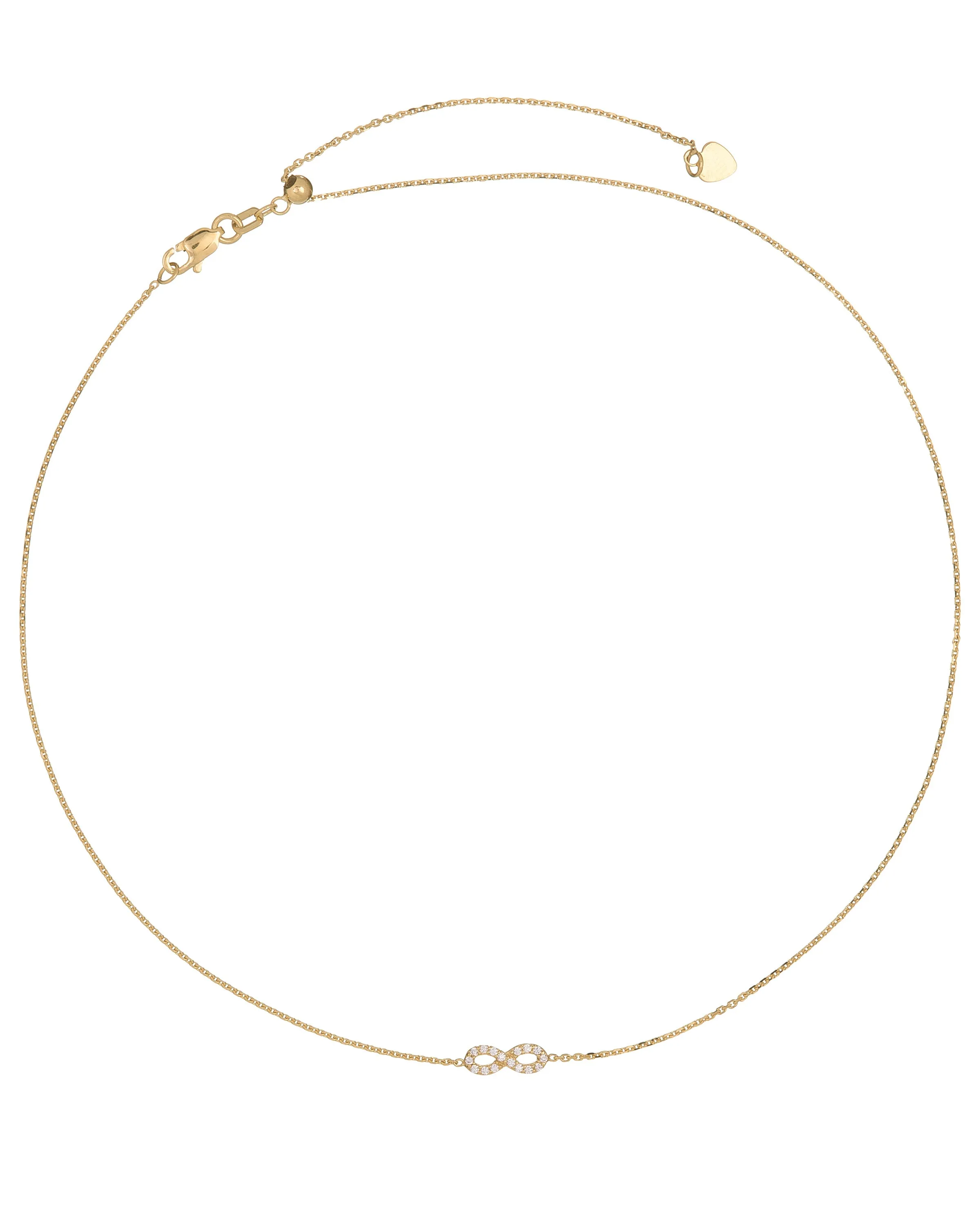 Mini Infinity Necklace 14K