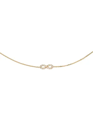 Mini Infinity Necklace 14K