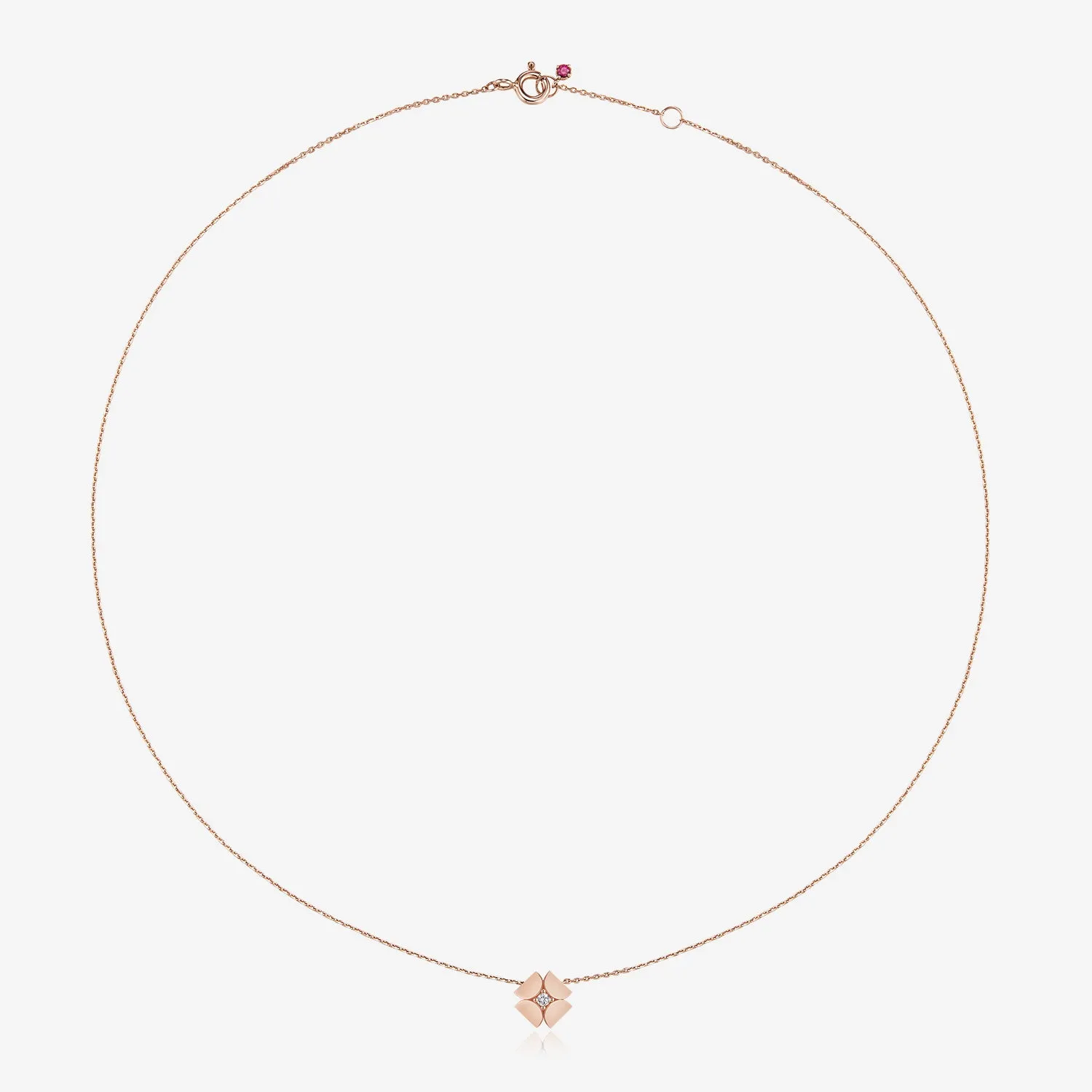 Miss. Doux D Clover Gold Necklace JDRNR3F80ZC