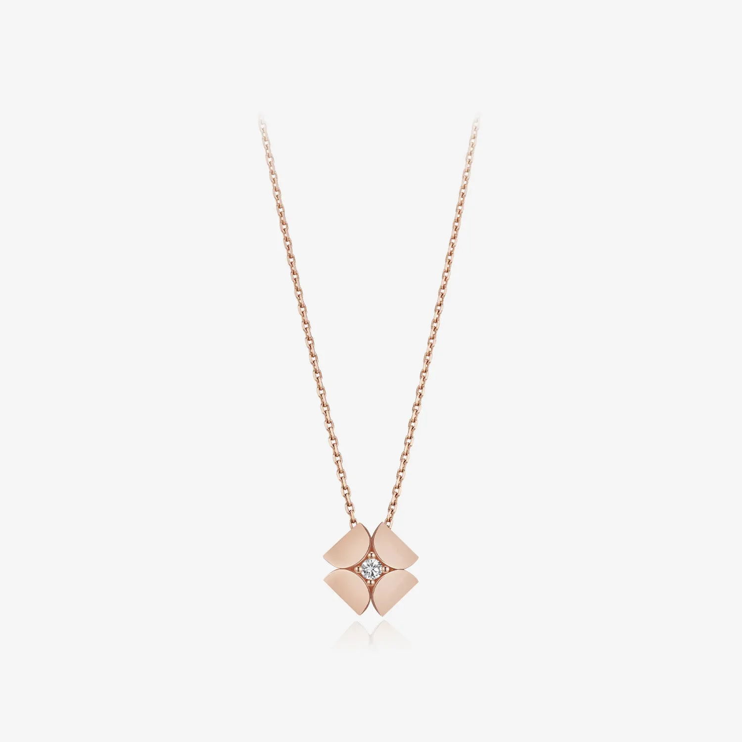 Miss. Doux D Clover Gold Necklace JDRNR3F80ZC