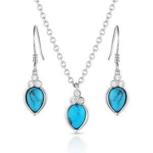 Montana Silversmiths Jewellery Set Iceberg Turquoise