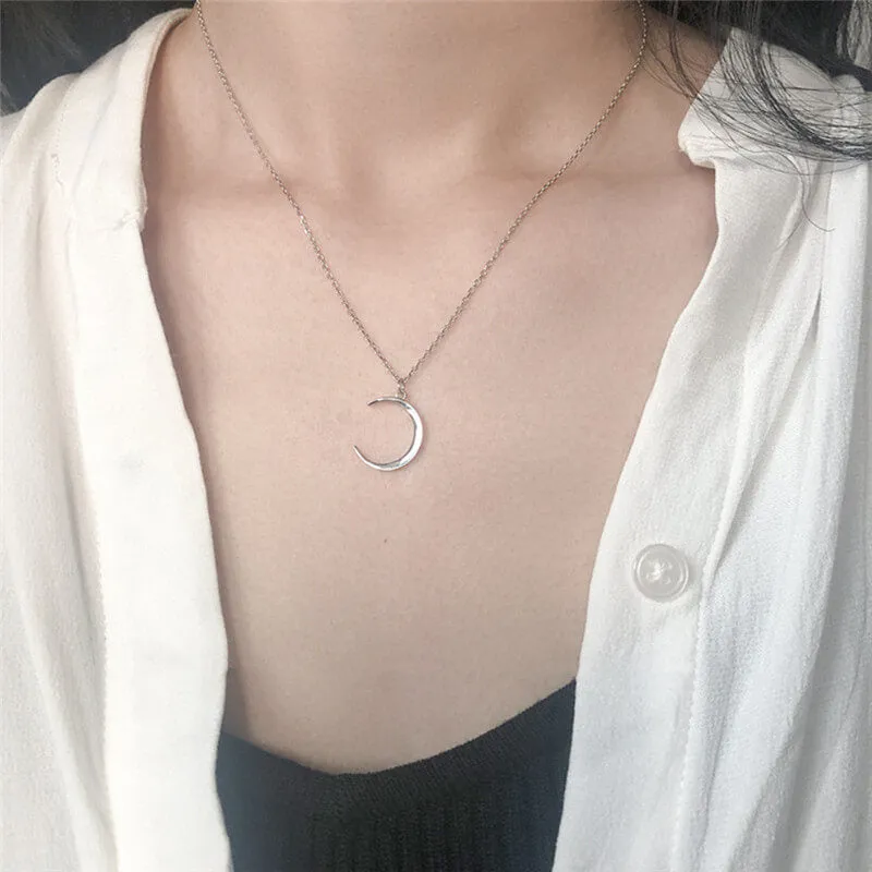 Moon Silver Necklace