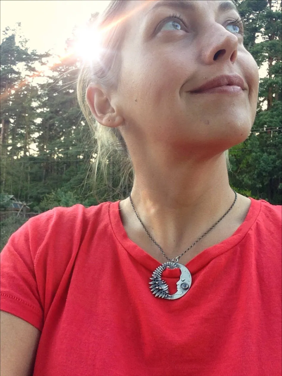 Moonchild Necklace - Moonstone Necklace
