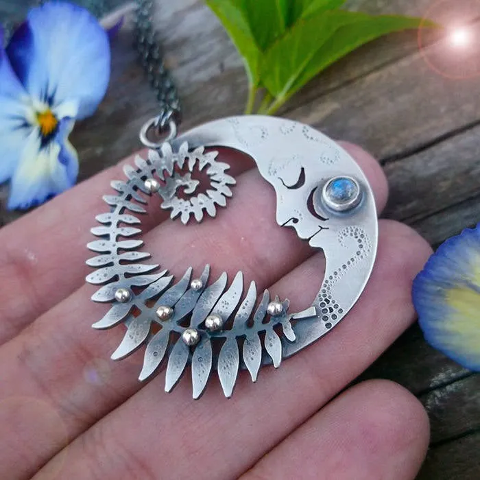 Moonchild Necklace - Moonstone Necklace