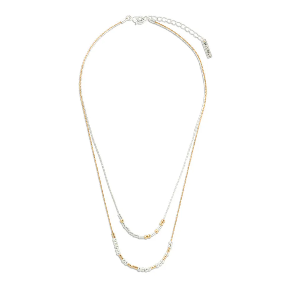 Morse Code Necklace-You're Beautiful