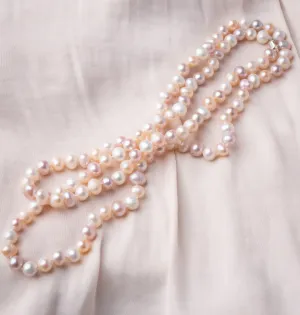 Multicolor large Pearl Necklace