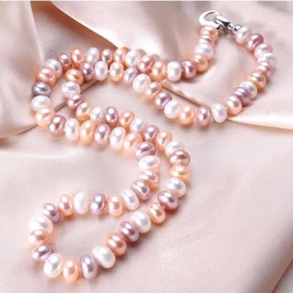 Multicolor Pearl Necklace