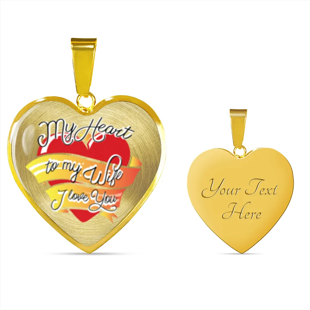 My Heart, My Wife, Heart Necklace
