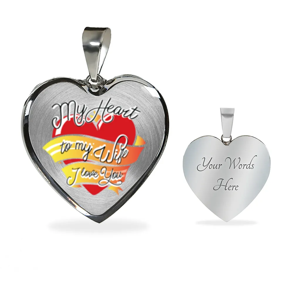 My Heart, My Wife, Heart Necklace