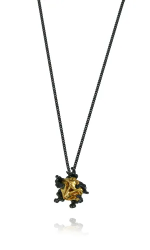 Naphtha Necklace Black & Gold