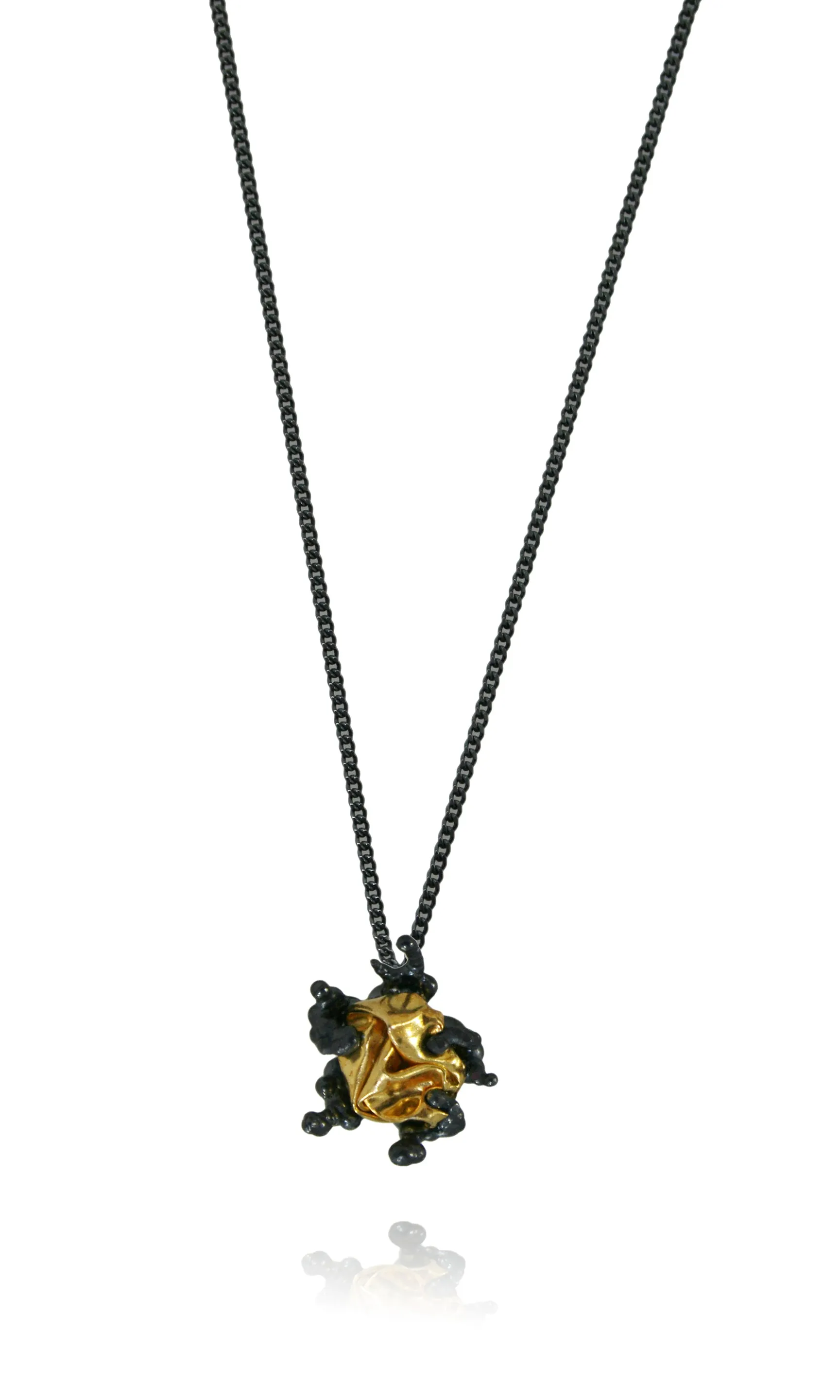 Naphtha Necklace Black & Gold