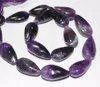 Natural Pink Amethyst Smooth Pear Drop Gemstone Loose Beads Strand 14" 10mm 16mm